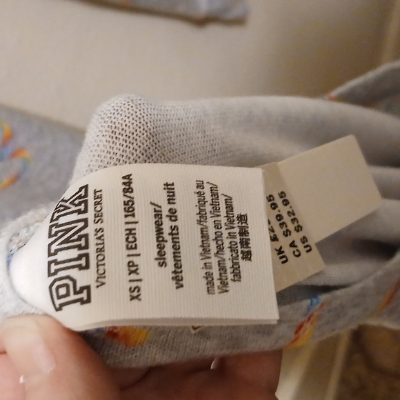 Victoria Secret Pink 2 piece pajama set NWT - Picture 4 of 6